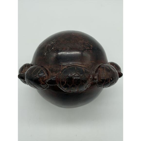 Global Views Metal Sea Turtle Arch Globe Luck Longevity Tranquility Health - Picture 8 of 8